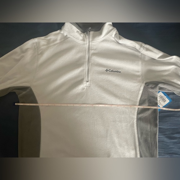 NWT Men’s Columbia lightweight fleece half zip pullover - Picture 5 of 5